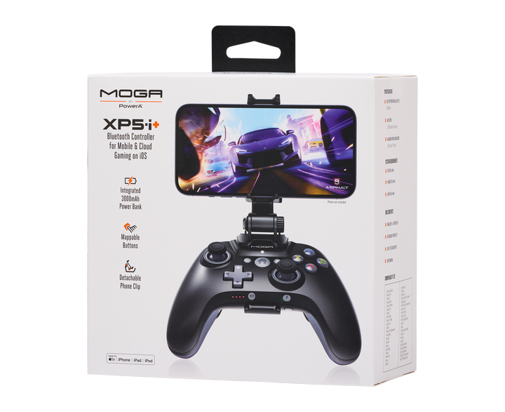 MOGA XP5-i Plus Bluetooth Controller for Mobile & Cloud Gaming on iOS - PowerA | ACCO Brands Australia Pty Limited