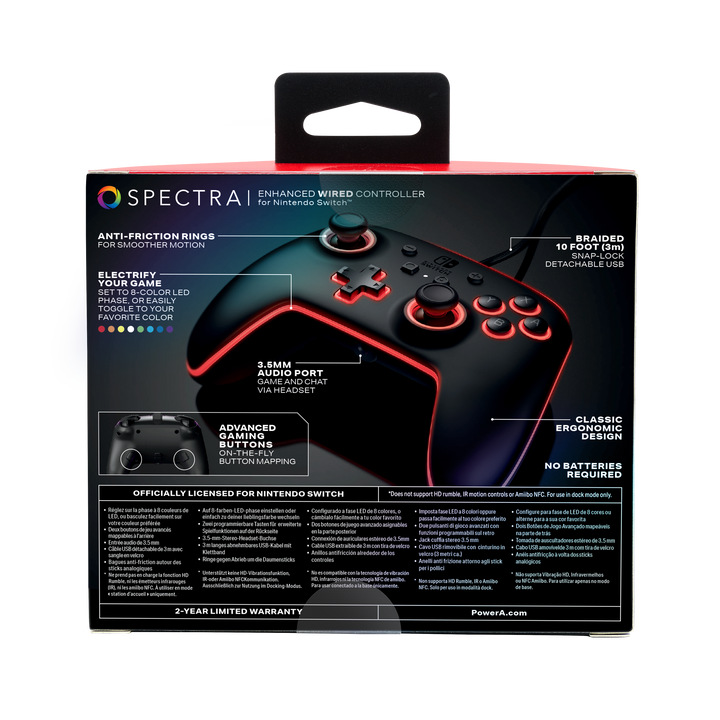 Spectra Enhanced Wired Controller for Nintendo Switch - PowerA | ACCO Brands Australia Pty Limited
