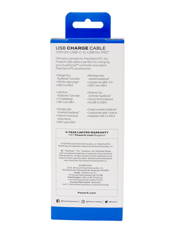 USB-C Cable for PlayStation 5 - PowerA | ACCO Brands Australia Pty Limited