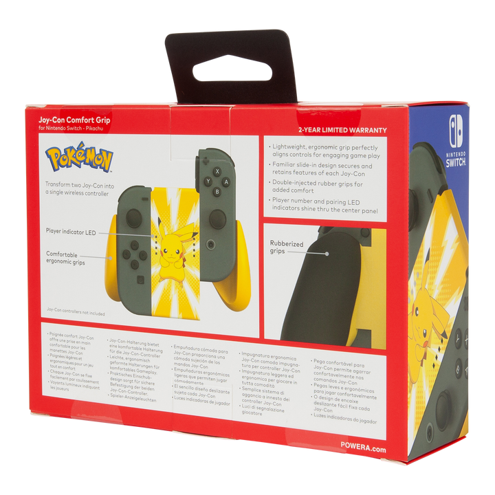 Joy-Con Comfort Grip for Nintendo Switch - Pokémon: Pikachu - PowerA | ACCO Brands Australia Pty Limited