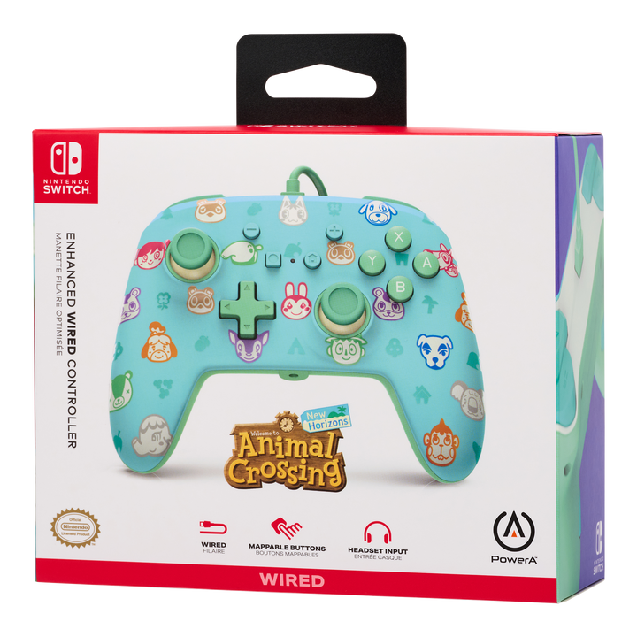 Enhanced Wired Controller for Nintendo Switch - Animal Crossing - PowerA | ACCO Brands Australia Pty Limited