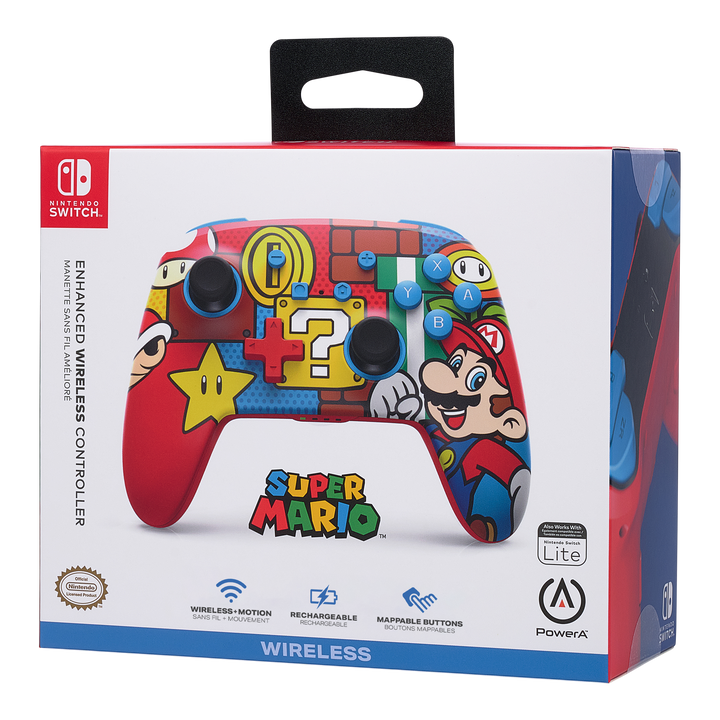 Enhanced Wireless Controller for Nintendo Switch - Mario Pop - PowerA | ACCO Brands Australia Pty Limited