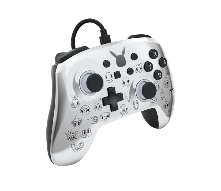 Enhanced Wired Controller for Nintendo Switch - Pikachu Black & Silver - PowerA | ACCO Brands Australia Pty Limited