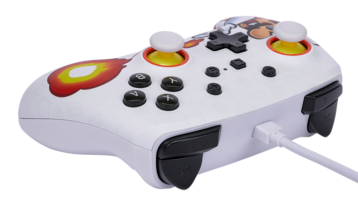 Enhanced Wired Controller for Nintendo Switch - Fireball Mario - PowerA | ACCO Brands Australia Pty Limited