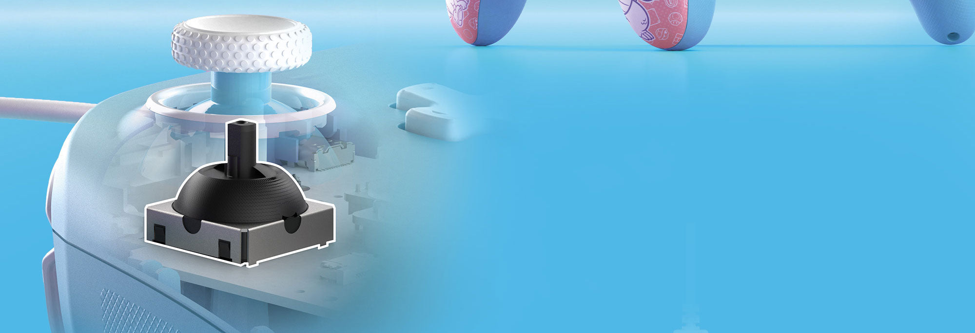 בקר חוטי Advantage עבור Mushroom Kingdom - Nintendo Switch 2 מבית PowerA