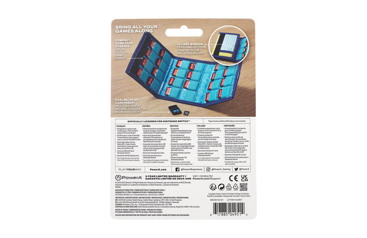 Trifold Game Card Holder for Nintendo Switch - Sonic Kick - PowerA | ACCO Brands Australia Pty Limited