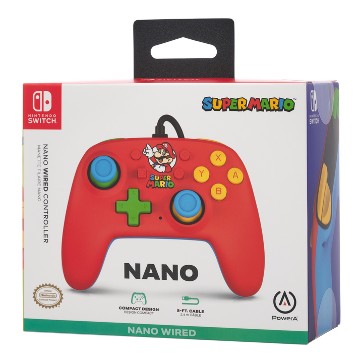 Nano Wired Controller for Nintendo Switch - Mario Medley – PowerA ...