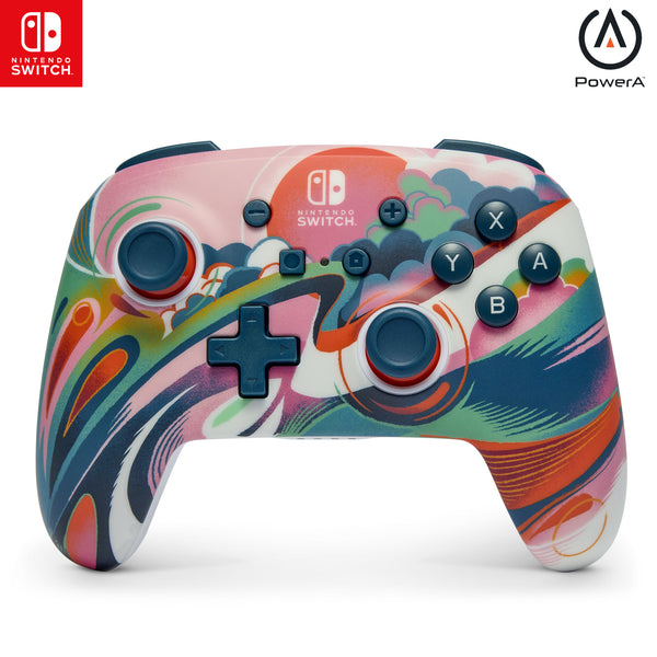 Enhanced Wireless Controller for Nintendo Switch - Liquid Sunset