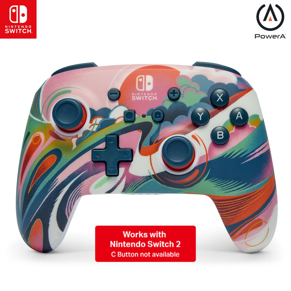 Enhanced Wireless Controller for Nintendo Switch - Liquid Sunset