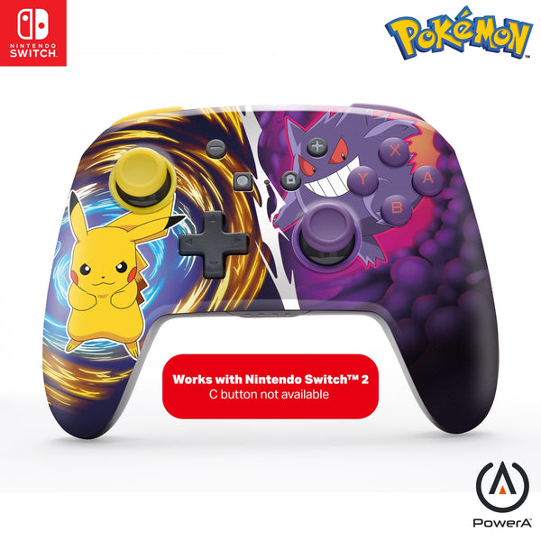 Enhanced Wireless Controller for Nintendo Switch - Pikachu vs. Gengar