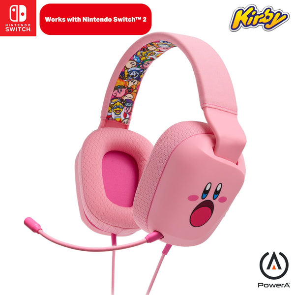 Wired Stereo Headset for Nintendo Switch - Kirby Mouthful