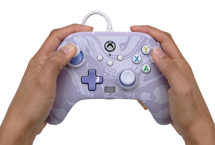 Enhanced Wired Controller for Xbox Series X|S - Lavender Swirl - PowerA | ACCO Brands Australia Pty Limited