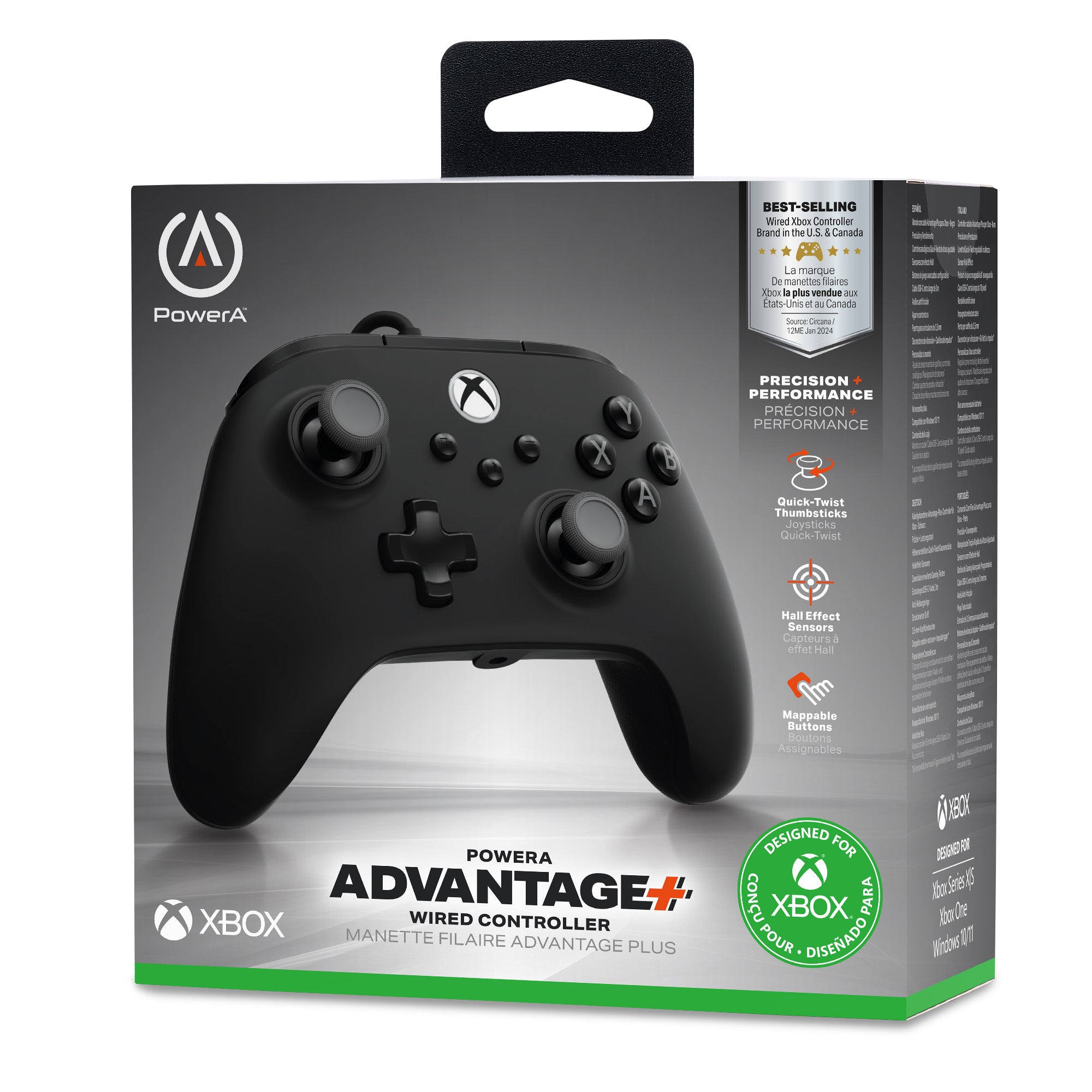 Advantage Plus Wired Controller for Xbox Series X|S - Black – PowerA ...
